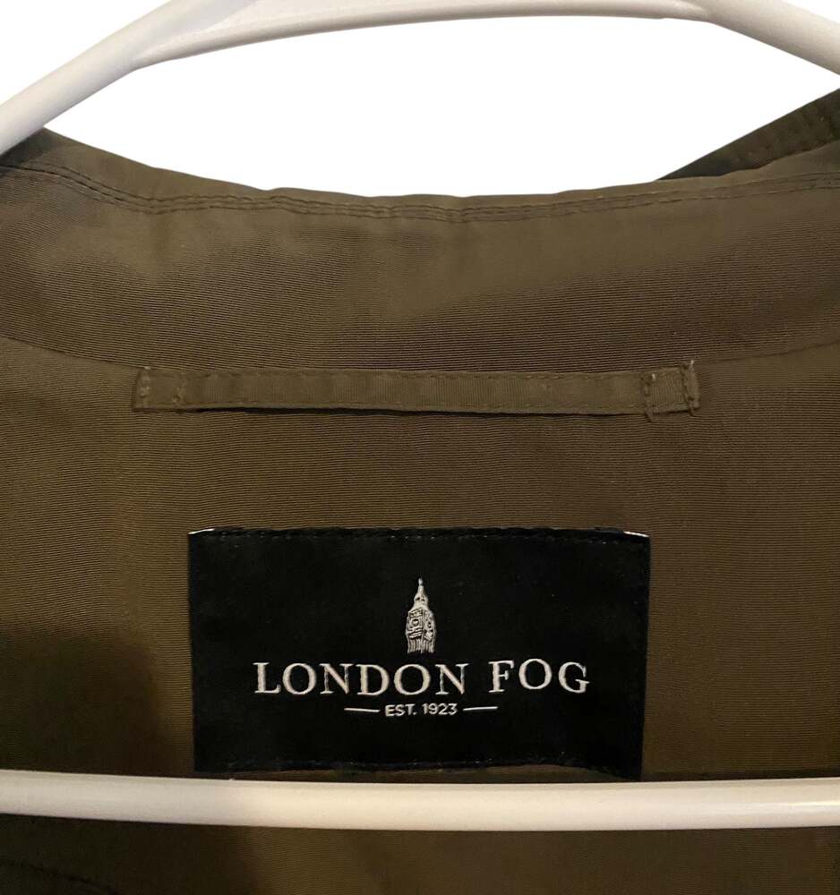 Vintage London Fog Hooded Trench Coat with Belt Size XXL *with flaws* - Picture 3 of 12